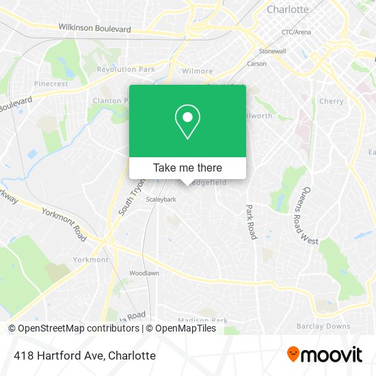 418 Hartford Ave map