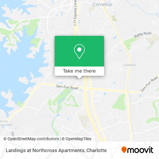 Landings at Northcross Apartments map