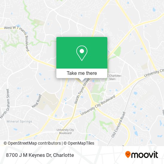 8700 J M Keynes Dr map
