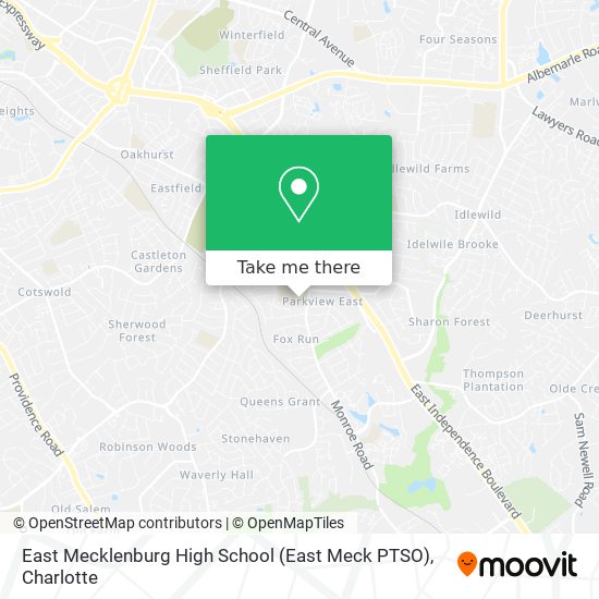 East Mecklenburg High School (East Meck PTSO) map