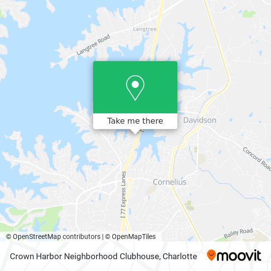 Mapa de Crown Harbor Neighborhood Clubhouse