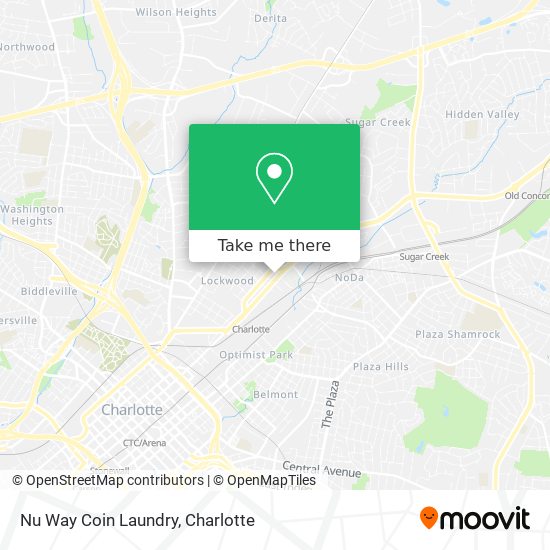 Mapa de Nu Way Coin Laundry