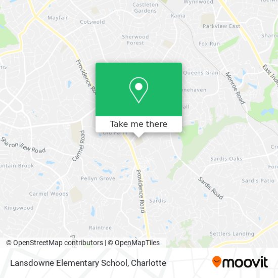 Mapa de Lansdowne Elementary School