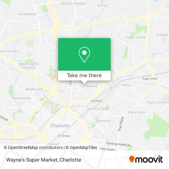 Wayne's Super Market map
