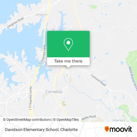 Davidson Elementary School map