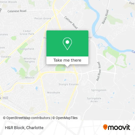 H&R Block map