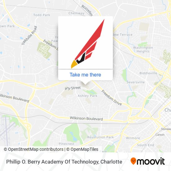 Phillip O. Berry Academy Of Technology map