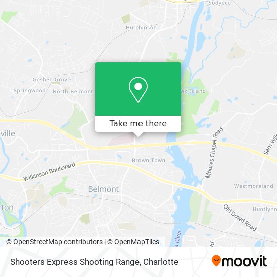 Shooters Express Shooting Range map