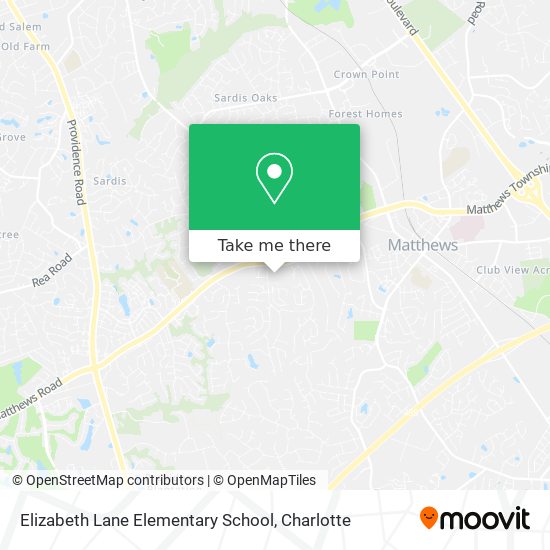 Elizabeth Lane Elementary School map