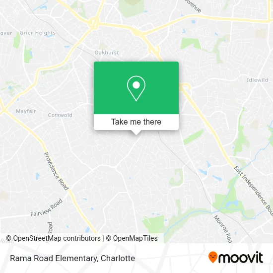Rama Road Elementary map