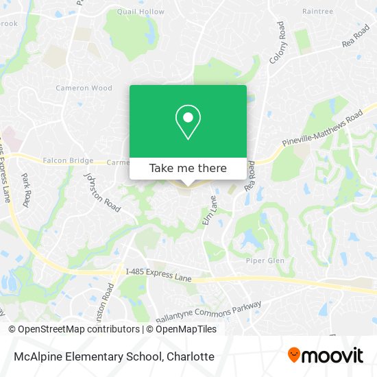 Mapa de McAlpine Elementary School