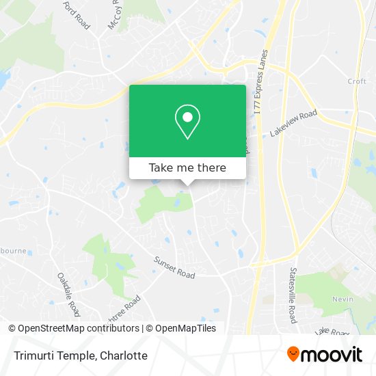 Mapa de Trimurti Temple