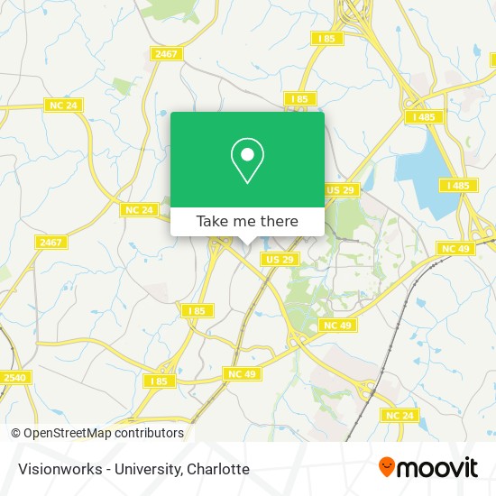 Visionworks - University map