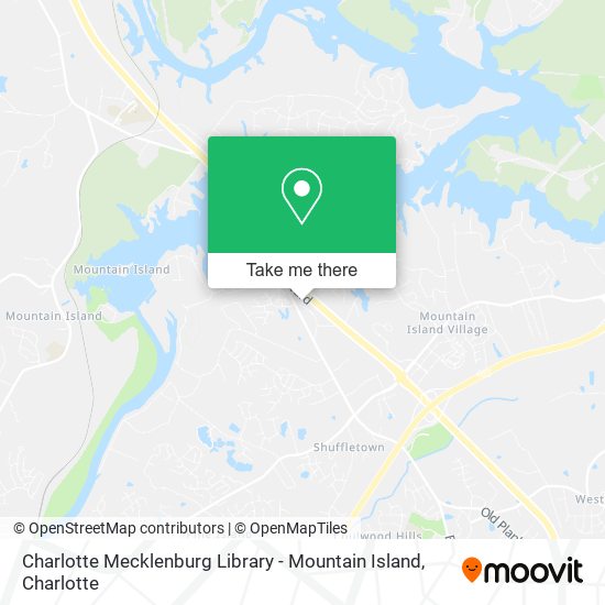 Mapa de Charlotte Mecklenburg Library - Mountain Island