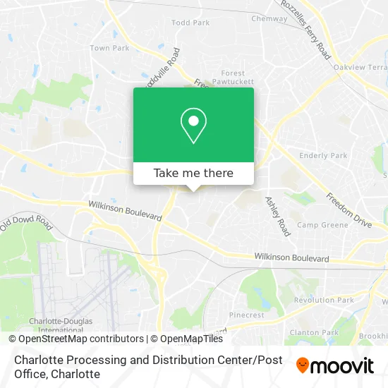 Usps Distribution Centers Map How To Get To Charlotte Processing And Distribution Center / Post Office By  Bus?