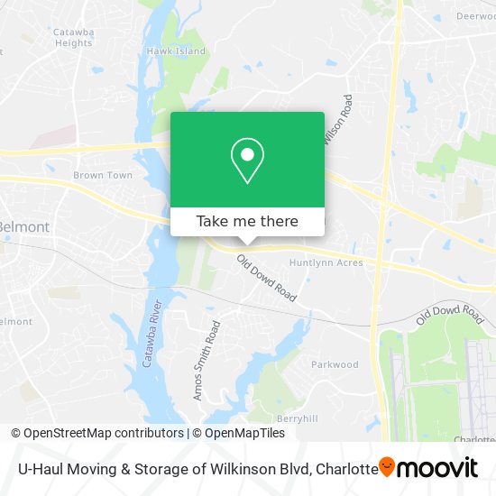 Mapa de U-Haul Moving & Storage of Wilkinson Blvd