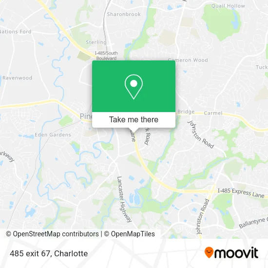 Mapa de 485 exit 67