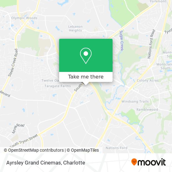 Ayrsley Grand Cinemas map