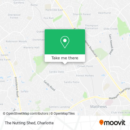 Mapa de The Nutting Shed