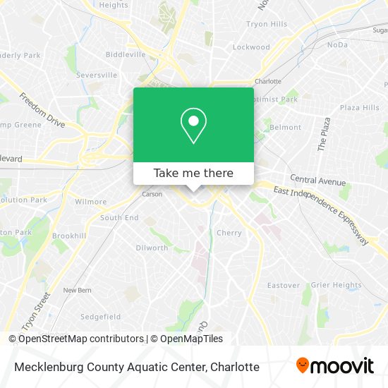 Mecklenburg County Aquatic Center map
