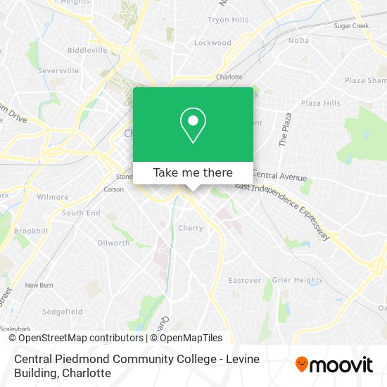 Central Piedmond Community College - Levine Building map