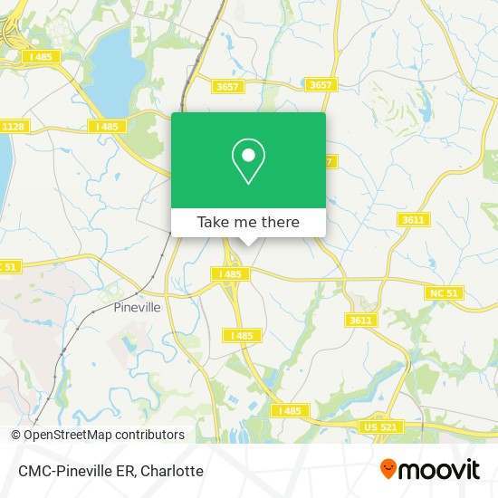 CMC-Pineville ER map