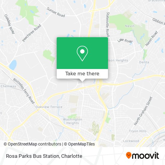 Mapa de Rosa Parks Bus Station