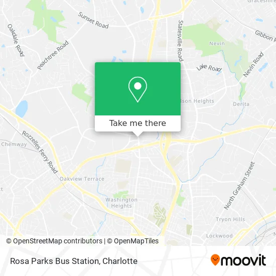 Rosa Parks Bus Station map