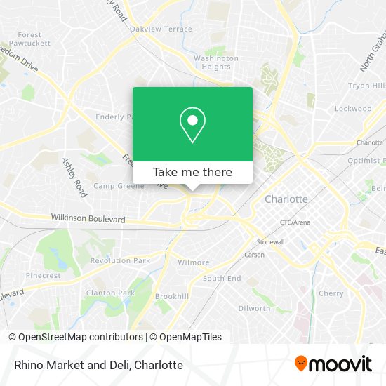 Mapa de Rhino Market and Deli