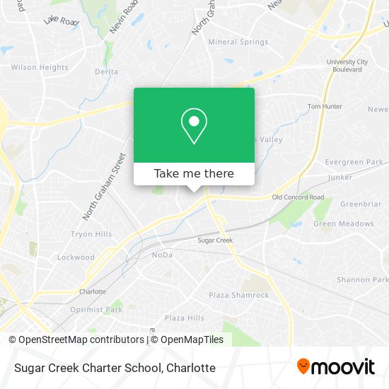 Mapa de Sugar Creek Charter School