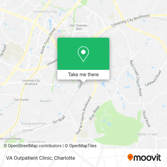 VA Outpatient Clinic map