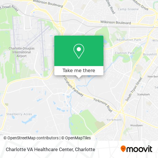 Charlotte VA Healthcare Center map