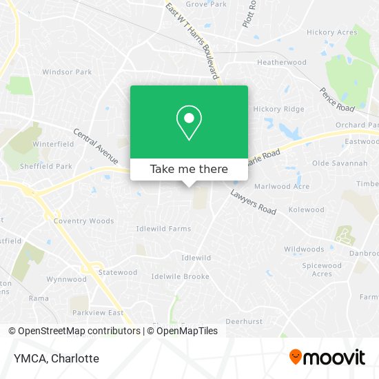 YMCA map