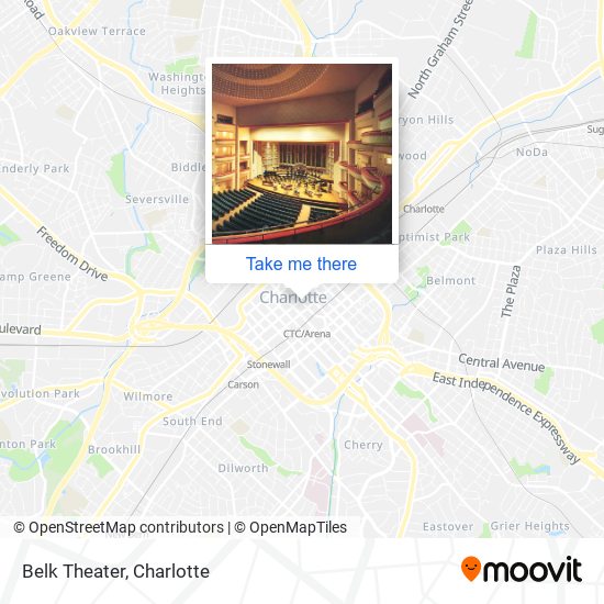 Belk Theater map