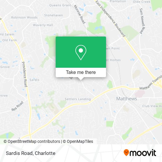 Mapa de Sardis Road