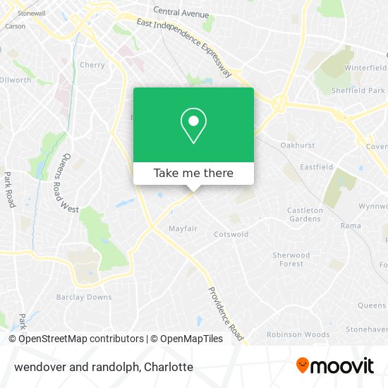 Mapa de wendover and randolph