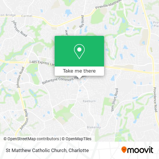 St Matthew Catholic Church map