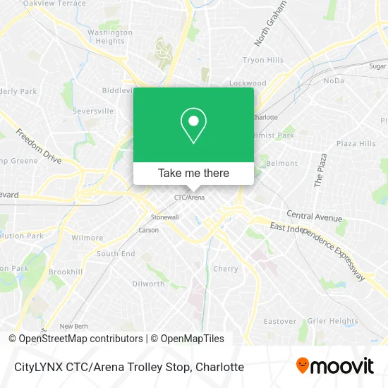 Mapa de CityLYNX CTC / Arena Trolley Stop