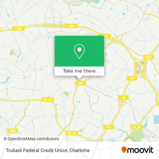 Mapa de Truliant Federal Credit Union