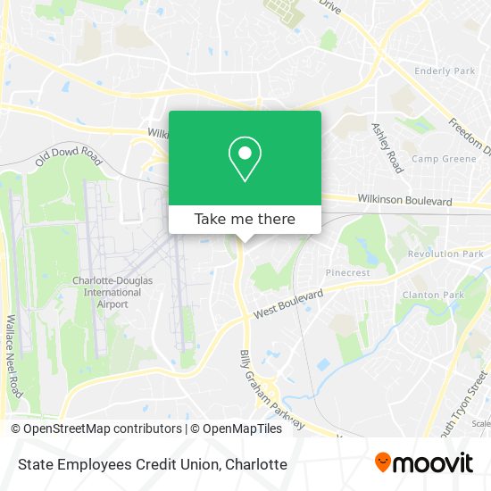 State Employees Credit Union map