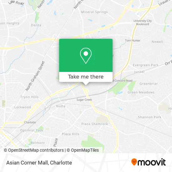 Asian Corner Mall map