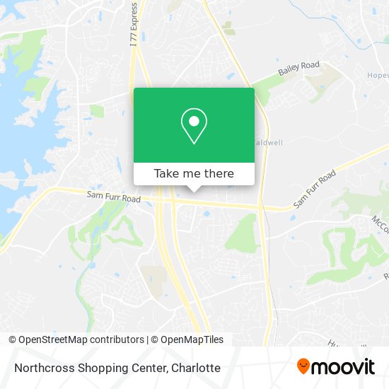 Mapa de Northcross Shopping Center