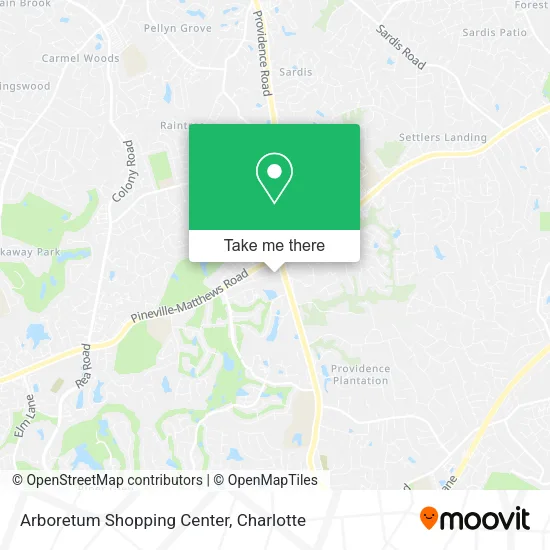 Arboretum Shopping Center map