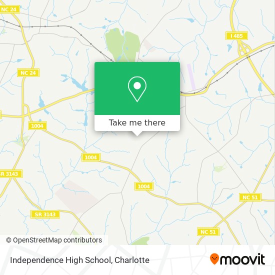 Mapa de Independence High School