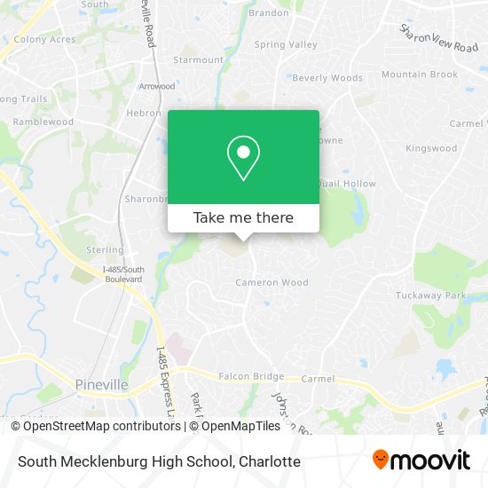 South Mecklenburg High School map