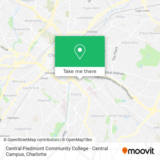 Central Piedmont Community College - Central Campus map