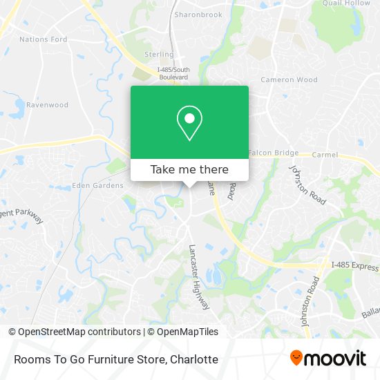 Mapa de Rooms To Go Furniture Store