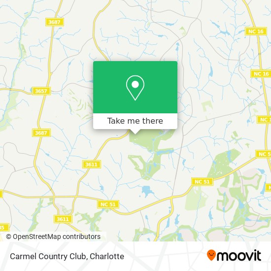 Mapa de Carmel Country Club