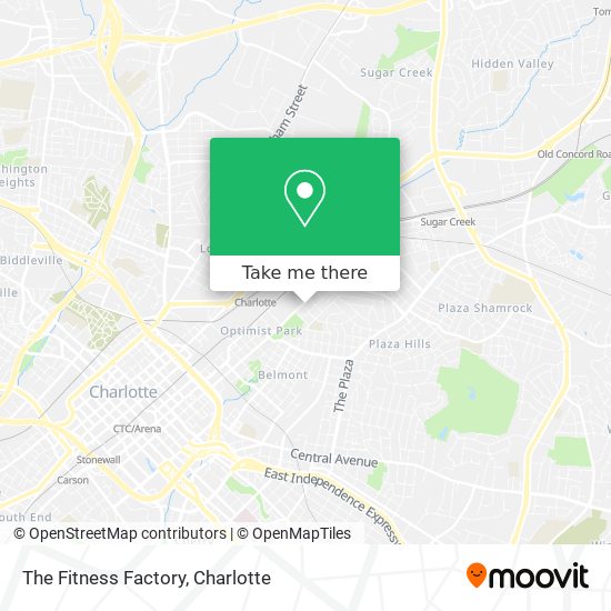 Mapa de The Fitness Factory