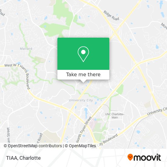 TIAA map